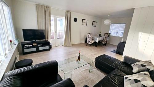 Stavanger Apartamento | Koselig leilighet med balkong og parkering.