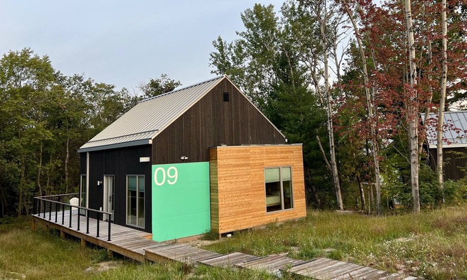Acme Cabina | KOTI 9 (Two Bedroom) Traverse City's Scandinavian Cabins, vacation home on TART & mins to Traverse C