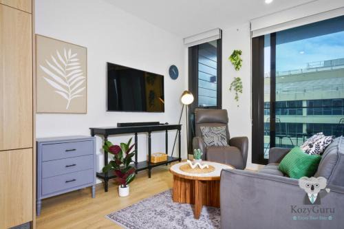 Moonee Ponds Apartamento | KozyGuru | Moonee Ponds | Modern 1 Bed Apt Parking