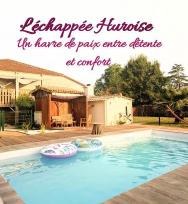 Hure Casa | L'échappée Huroise, piscine et spa privatifs