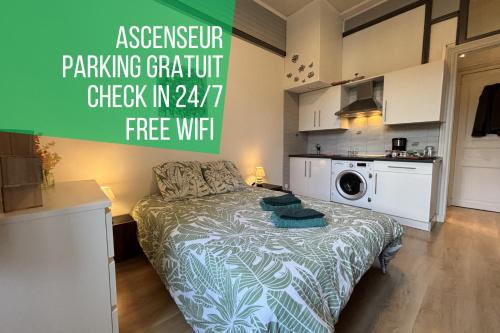 Chatel-Guyon Apartamento | L'échappée verte - Studio - 1 lit - 2 pers