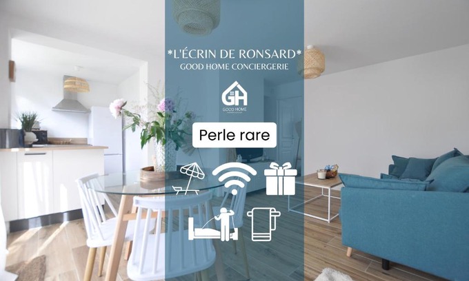 Rosendael Apartamento | *L'écrin de Ronsard*Plage & Centre-Ville