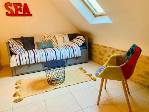Plouhinec Apartamento | L Écurie Gîte 1ch 3couchages 1séj 1 convertible