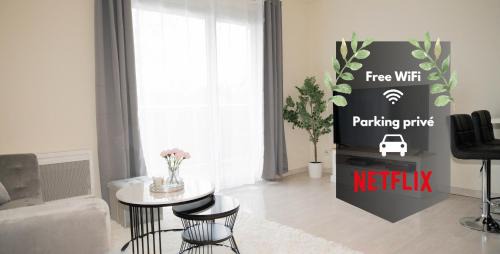 Lingolsheim Apartamento | L’Élégant - T2 - 10 min aéroport - Parking privé
