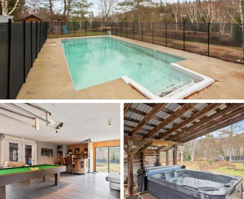 Saint Zenon Chalet De Esquí | L'Évasion - 4CH - Piscine - Spa et Salle de jeux