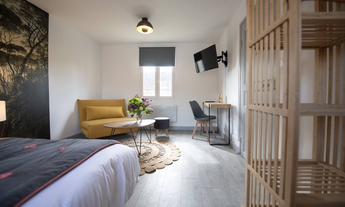 Quevauvillers Apartamento | L' Ecume-Apartamento-Apartamento-Baño con ducha