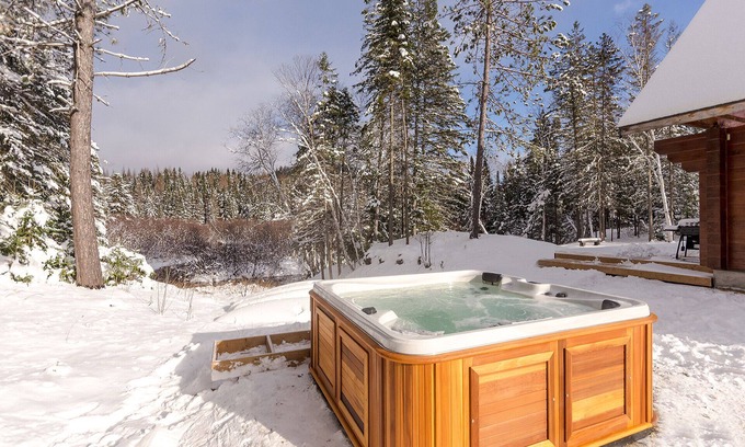 Mauricie Chalet De Esquí | L'Anse 750 sur la rivière Sacacomie