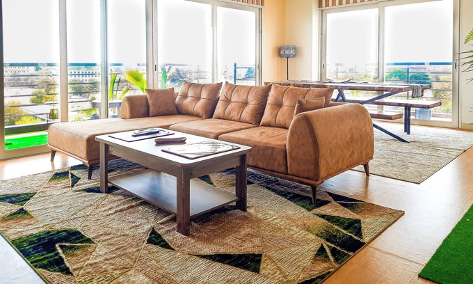 Point E Apartamento | L'appartement African Chic de 4 Chambres sdb
