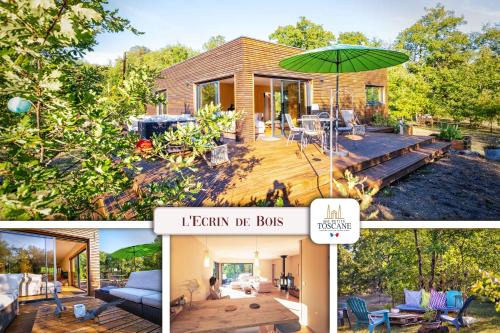 Cahuzac-sur-Vere Casa | L'Ecrin de Bois - Maison d'architecte avec Spa sur un grand terrain arboré