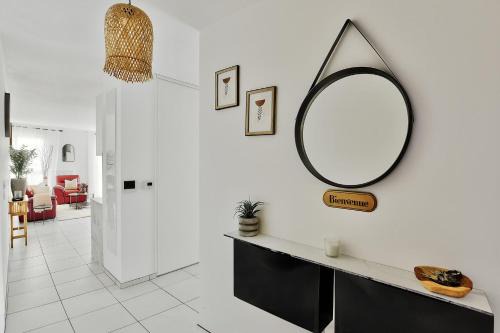 Grigny Apartamento | L'Eden Urbain Proche Lyon, Terrasse, BBQ et Parking