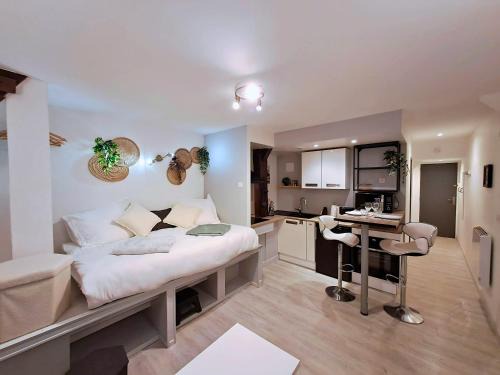 Laval Apartamento | L'Escale, studio, hyper-centre historique, Netflix