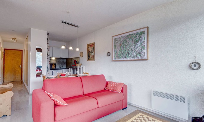 Saint-Nicolas-la-Chapelle Apartamento | L'Eterlou - appartement 4 personnes avec balcon vue Mont Blanc