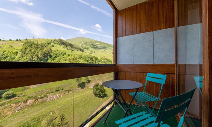Le Corbier Apartamento | L'Igloo - Studio pour 4 vue montagne