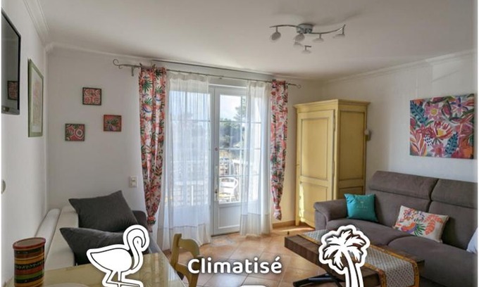 La Capte Apartamento | L'Instant Plage - Vue Mer - Bord de Plage - La Capte - Côte d'Azur
