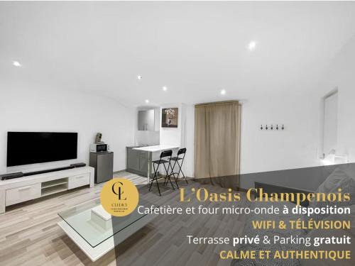 Chalons-en-Champagne Apartamento | L'Oasis Champenois - Terrace, Garden, Wifi