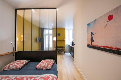 Terreaux - Bat d'argent Apartamento | L'Opéra 10 - Beau studio avec balcon - Opéra