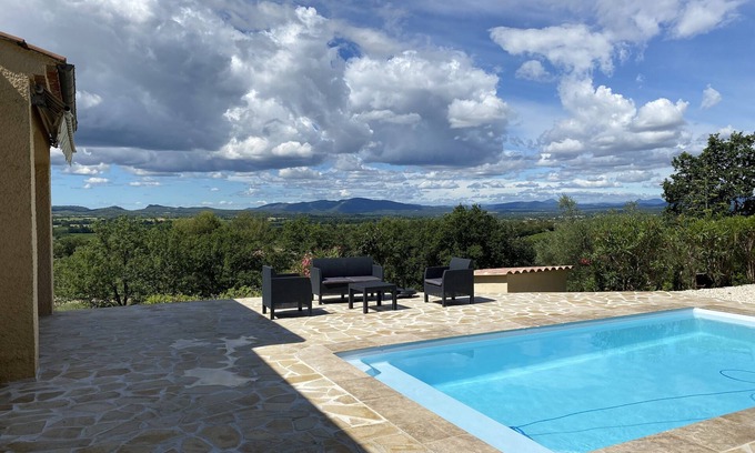 Ledignan Casa | L'Oustal des Cigales, Beautiful Villa 8pers 4ch with swimming pool