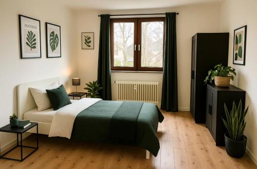 Alsdorf Apartamento | L21-Apartment Alsdorf, 2 Zimmer, 3 Betten, Standardisierte Ausstattung, ideal für Reisende, Pendler, Familien
