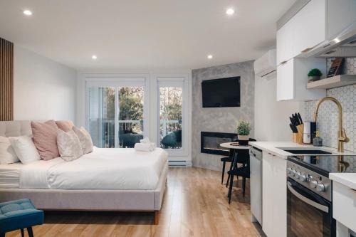 Mont-Tremblant Village Apartamento | LAÖ Loft Tremblant #106 - KING size Bed