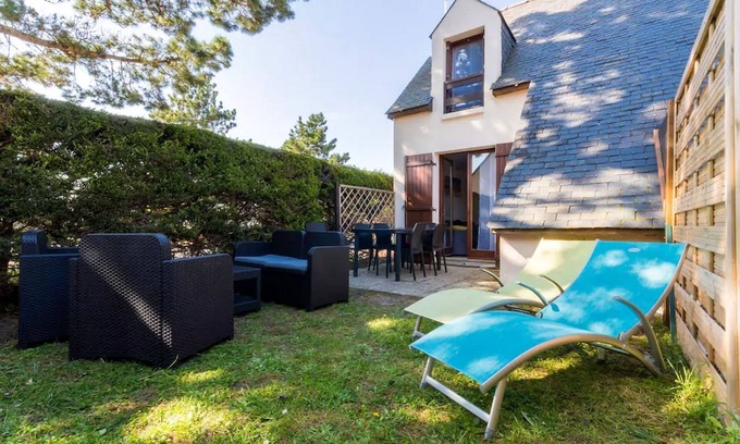 Guerande Casa | La Baule, casa en residencia con piscina, cerca de la playa de Benoit