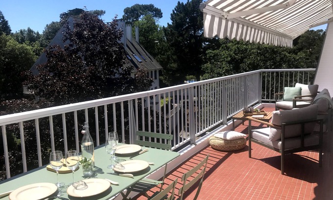 La Baule-Escoublac Apartamento | La Baule Les Pins - T3 -62 m2 Southwest terrace 20m2, near the beach. 4 Pers