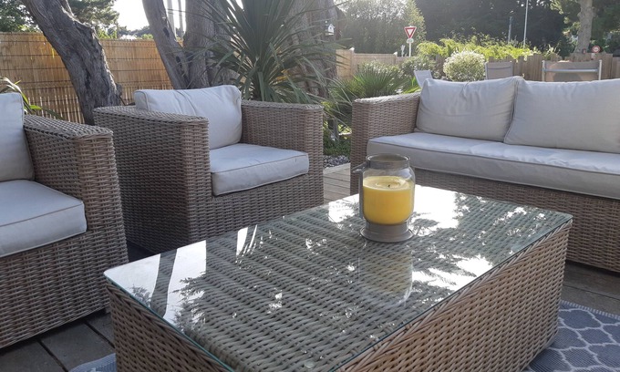 La Baule-Escoublac Casa | La Baule-Villa Maeval- 8 pers - jacuzzi and garden with trees