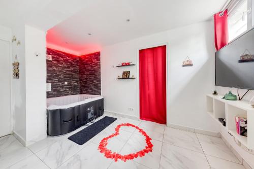 Morangis Apartamento | La belle Hirondelle - Love Room Jacuzzi