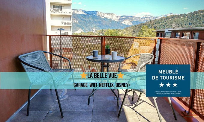 Annecy Apartamento | La Belle Vue - Garage Terrasse Wi-Fi Netflix Disney+