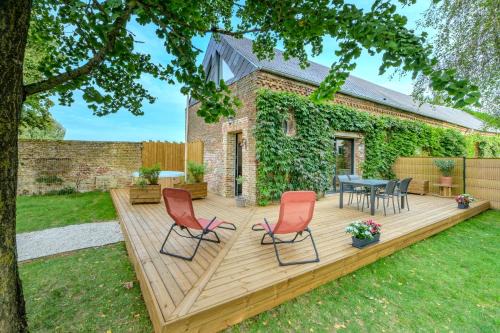 Marcy-sous-Marle Casa | La Bergerie des 2 Tilleuls - Maison avec jacuzzi
