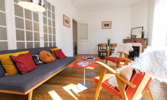 Jacquard - Prefecture Apartamento | La Bohème, appartement chaleureux et décoré avec goût