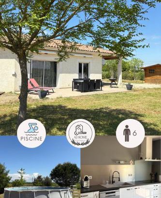 Bressols Casa | "La Bressolaise" Idéal familles, piscine, calme