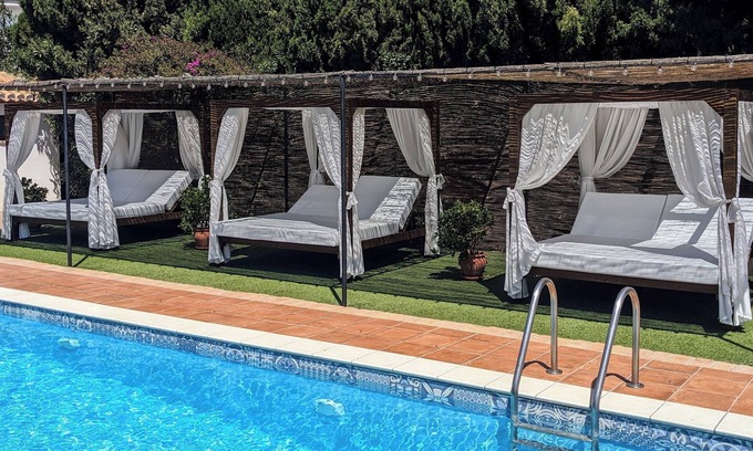 Murchas Cama Y Desayuno | Habitación doble de lujo en la Finca la Cañota en Talará (Lecrin) Piscina WIFI