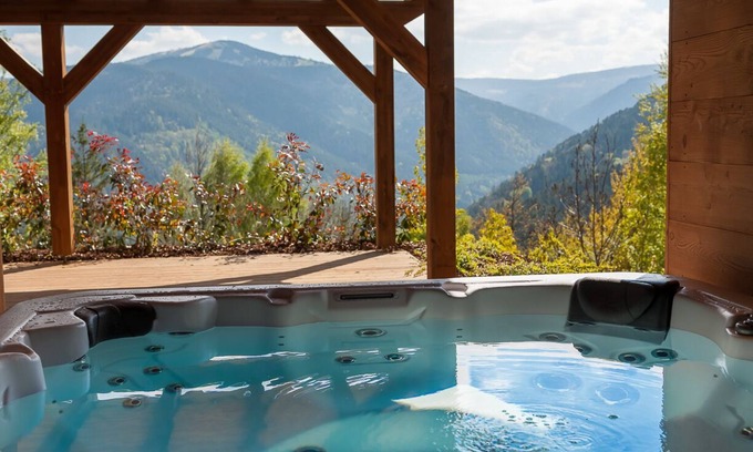 Muhlbach-sur-Munster Chalet De Esquí | La Cabane de Tim - Grand Chalet Prestige Spa Sauna