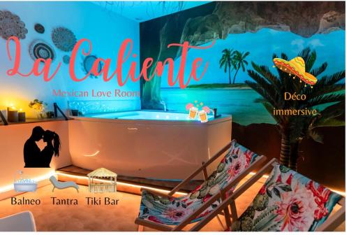 Gujan-Mestras Apartamento | La Caliente love room glamour balnéo en duo