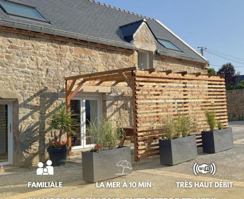 Plouhinec Casa | La Cidrerie, havre entre campagne et océan