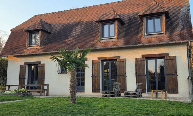 Equemauville Casa | El Cour Cavelière, Honfleur 10-14 personas