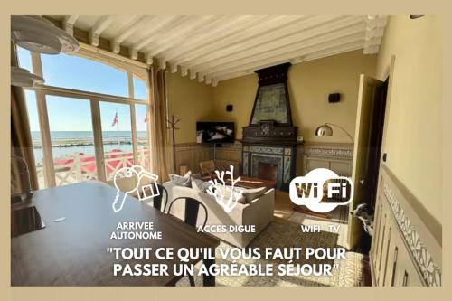 Wimereux Apartamento | La Digue, Face mer, accès direct à la digue Wimereux