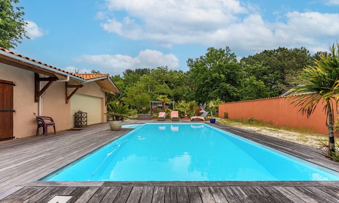 Grayan-Et-L'Hopital Casa | La Farniente – Casa ecológica con piscina de sal, cerca de las playas del Médoc