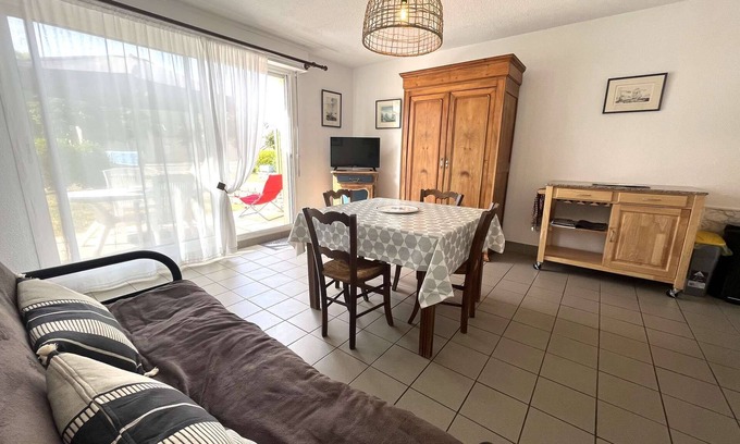 La Foret-Fouesnant Apartamento | La Forêt-Fouesnant, apartment,with port, beach and restaurants on foot
