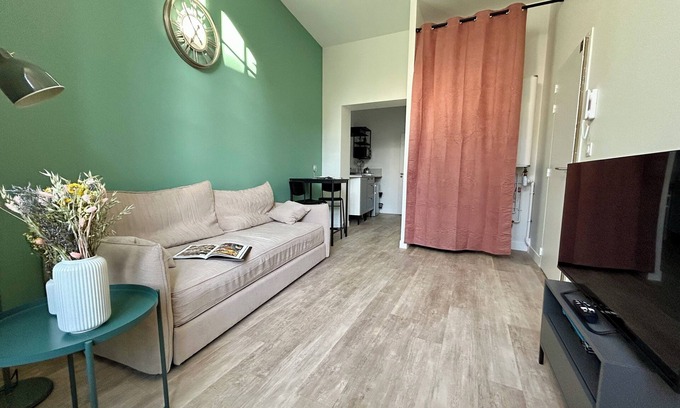 Beaufort-en-Anjou Apartamento | La Forge bright renovated studio, Beaufort-en-Anjou