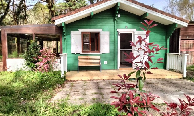 Saint-Paul-les-Dax Chalet De Esquí | La Forge D'espelette : Chalet au Calme en Forêt, Toutes Commodités à 5mn !