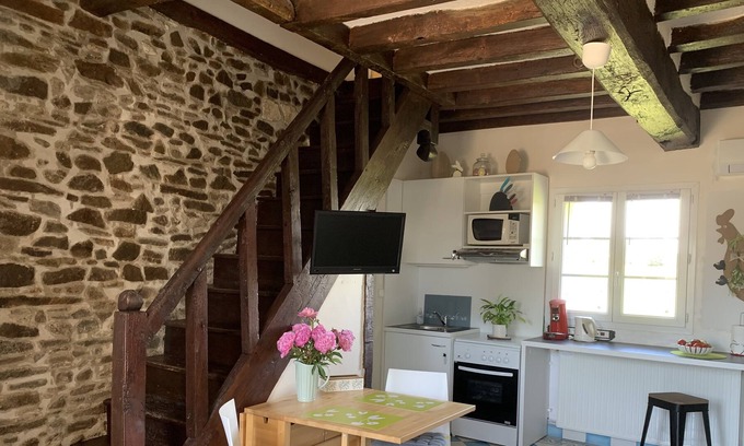 Varades Apartamento | Gîte Charles-Apartamento-Superior-Baño Privado-Terraza
