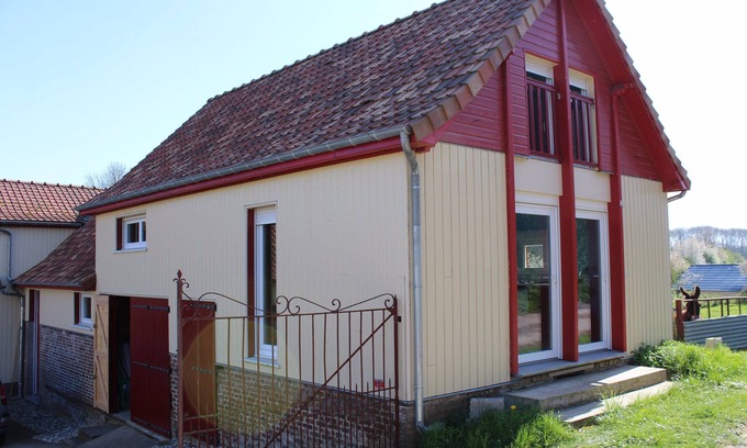 Oneux Cabaña | La Grange du Festel a 5 minutos de Saint-Riquier, entre Amiens y la bahía de Somme