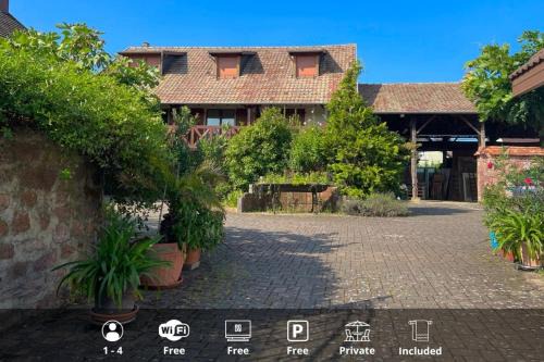 Sainte-Croix-en-Plaine Apartamento | La Grange - Ground Floor Apartment, Terrace, Free Private Parking, Near Colmar