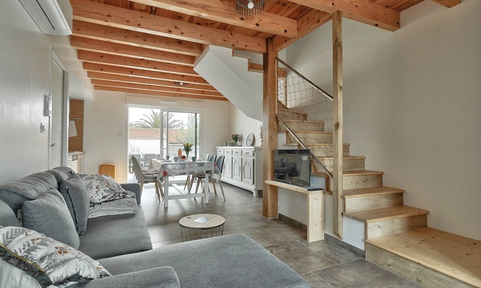 La Gueriniere Chalet De Esquí | La Guérinière - 650m de la playa - Jardín