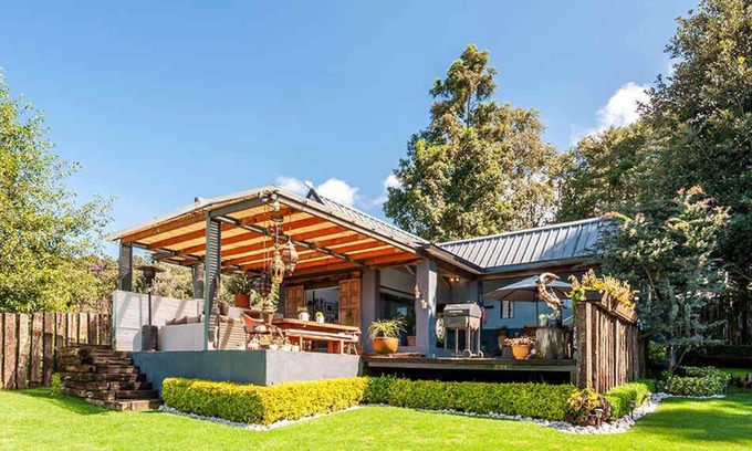 Valle de Bravo Casa | La Jinca: Cabaña en San Simón con naturaleza
