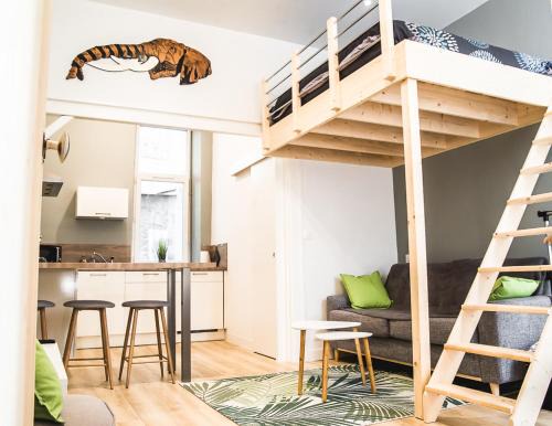 Decre-Cathedrale Apartamento | La jungle Nantaise