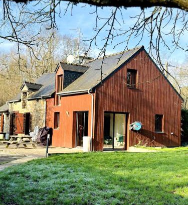 Saint-Aubin-du-Cormier Casa | La Lande d'Ouée - Sauna & Convivialité