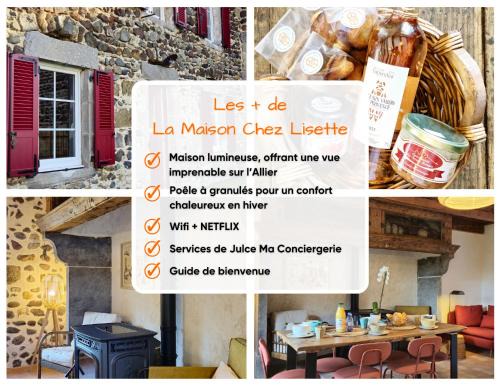 Mazeyrat-d'Allier Casa | La Maison Chez Lisette avec piscine et terrain de pétanque privé au bord de l'Allier !