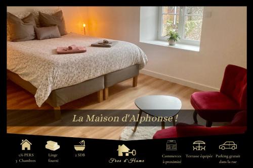 Quimperle Casa | LA MAISON D'ALPHONSE, charmante, centre historique 4-6pers
